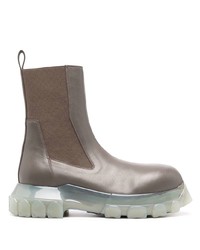 Rick Owens Chunky Leather Boots