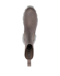 Rick Owens Leather Chelsea Boots