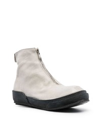Guidi Round Toe Zip Up Boots
