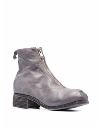 Guidi Zip Up Leather Ankle Boots