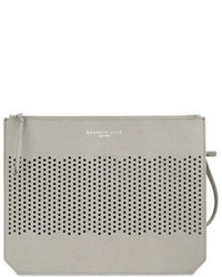 Kenneth Cole New York Caton Street Perforated Leather Clutch