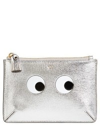Anya Hindmarch Eyes Leather Zip Pouch