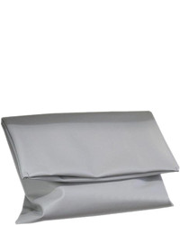 Choies Hand Made Soft Clutch Bag In French Grey