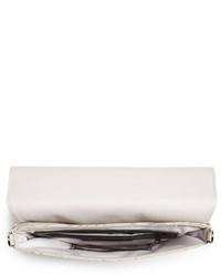 Halogen Leather Foldover Clutch