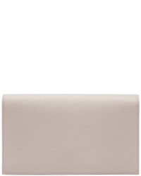 Saint Laurent Pink Monogram Envelope Clutch
