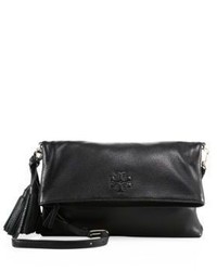Tory Burch Thea Fold Over Leather Messenger Clutch