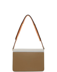 Marni Grey And Brown Medium Trunk Bag