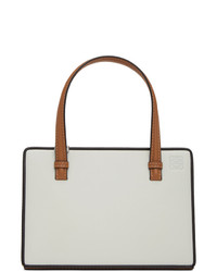 Loewe Grey And Tan Postal Bag