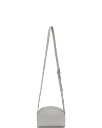 A.P.C. Grey Mini Demi Lune Bag
