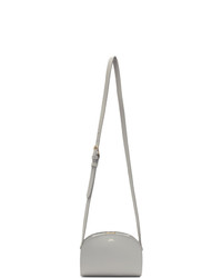 A.P.C. Grey Mini Demi Lune Bag