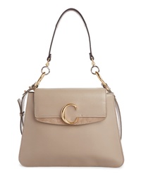 Chloé Medium C Leather Shoulder Bag