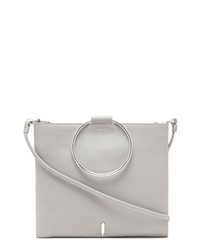 THACKE R Le Pouch Leather Ring Handle Crossbody Bag