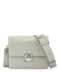 Marc by Marc Jacobs Top Schooly Leather Messenger Bag Opal Gray