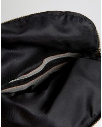Asos Zip Front Leather Cross Body Bag
