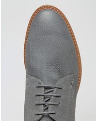 Frank Wright Woking Derby Shoes In Gray Leather