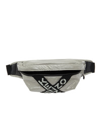 Kenzo Grey Sport Logo Belt Bag