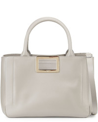 Roger Vivier Ines East West Small Tote Bag Gray
