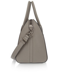Givenchy Small Antigona Bag In Gray Leather