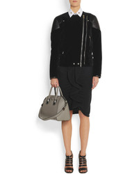 Givenchy Small Antigona Bag In Gray Leather