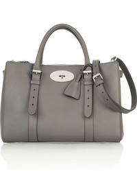 Mulberry The Bayswater Double Zip Textured Leather Tote
