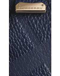 Burberry The Small Orchard In Embossed Check Leather
