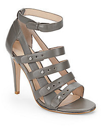 French Connection Leather Strappy Sandals