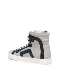 Pierre Hardy 112 Colour Block Hi Top Sneakers