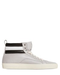 Bally Leather High Top Sneakers