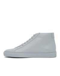 Common Projects Grey Achilles Mid Sneakers