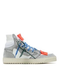 Off-White Lace Up High Top Sneakers
