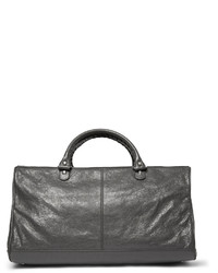 Balenciaga Creased Leather Holdall