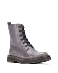 Brunello Cucinelli Grained Effect Ankle Boots