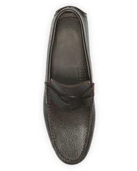 Tom Ford Grant Twist Driver Leather Loafer Brown