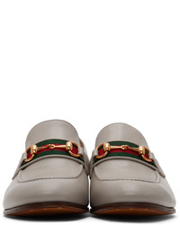 Gucci Grey Paride Loafers