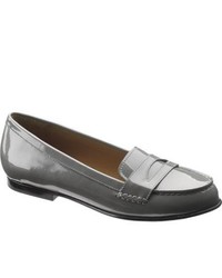Sebago Darling Classic Grey Patent Leather Penny Loafers