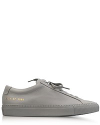 Common Projects Ash Leather Achilles Original Low Top Sneakers