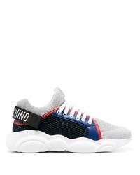 Moschino Branded Heel Counter Low Top Sneakers
