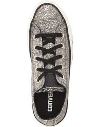 Converse Chuck Taylor All Star Crackle Ox Low Top Leather Sneaker