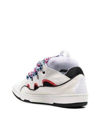 Lanvin Curb Lace Up Sneakers