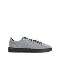 Versace Embossed Lace Up Sneakers