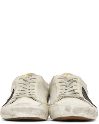 Golden Goose Deluxe Brand Golden Goose Grey Cord Superstar Sneakers