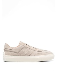 Tod's Grained Leather Low Top Sneakers