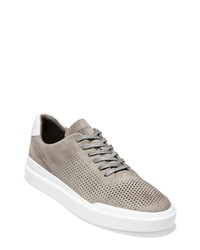 Cole Haan Grandpro Rally Sneaker In Ironstoneoptic White Nubuck At Nordstrom