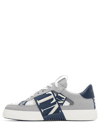 Valentino Garavani Gray Blue Vl7n Sneakers