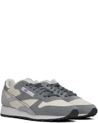 Reebok Classics Gray Off White Make It Yours Sneakers