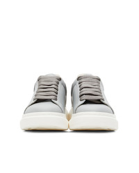 Alexander McQueen Grey Exaggerated Sole Sneakers