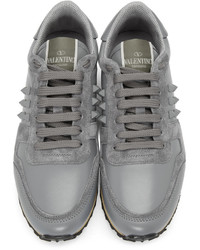 Valentino Grey Garavani Rockstud Sneakers