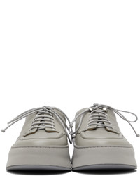 Marsèll Grey Leather Cassapana Sneakers