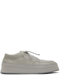 Marsèll Grey Leather Cassapana Sneakers
