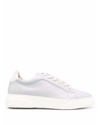 Pantofola D'oro Grey Leather Lace Up Sneakers
